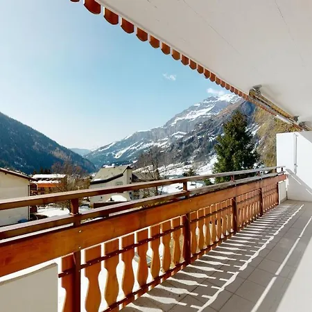 Gonenstein In Leukerbad, Entire Apartment/studio With Balcony Leukerbad