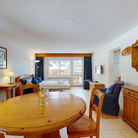 Apartment Gonenstein In Leukerbad, Entire Apartment/studio With Balcony