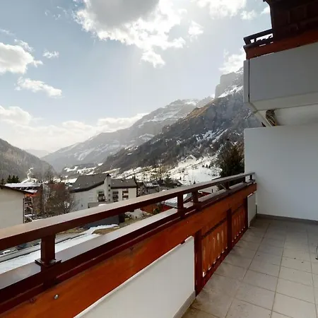 Gonenstein In Leukerbad, Entire Apartment/studio With Balcony *