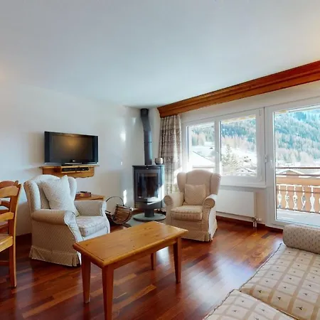 Gonenstein In Leukerbad, Entire Apartment/studio With Balcony Apartment Leukerbad